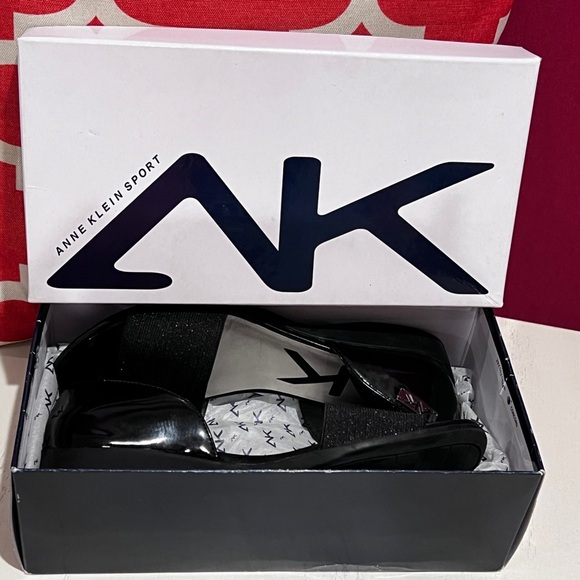 Anne Klein Black Sparkle Flats - Picture 9 of 9